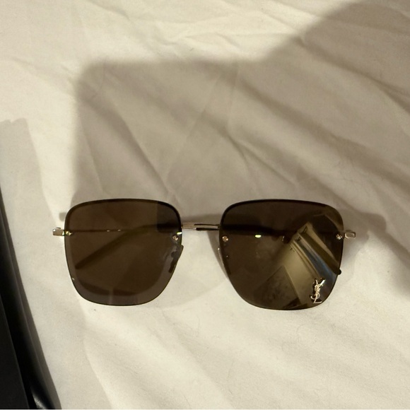 Yves Saint Laurent/YSL Rimless Metal Sunglasses (SL 312 M-006) - Picture 2 of 10